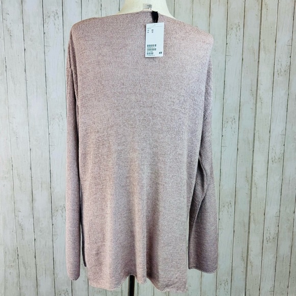 H&M | Soft Dusty Rose Sweater XS – Minimalist Chic Layering Top - Picture 8 of 13
